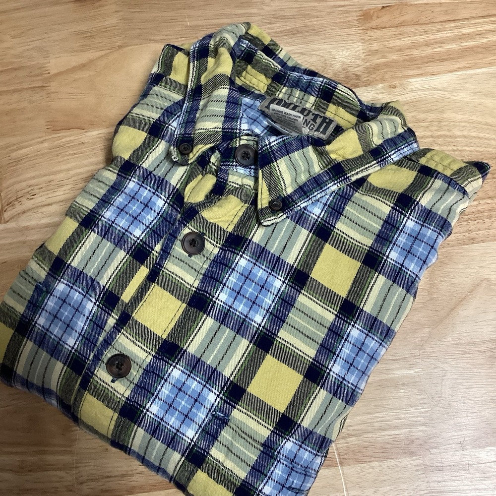 Mens Duluth‎ Trading Co Long Sleeve Plaid Flannel Button Down- XL Tall